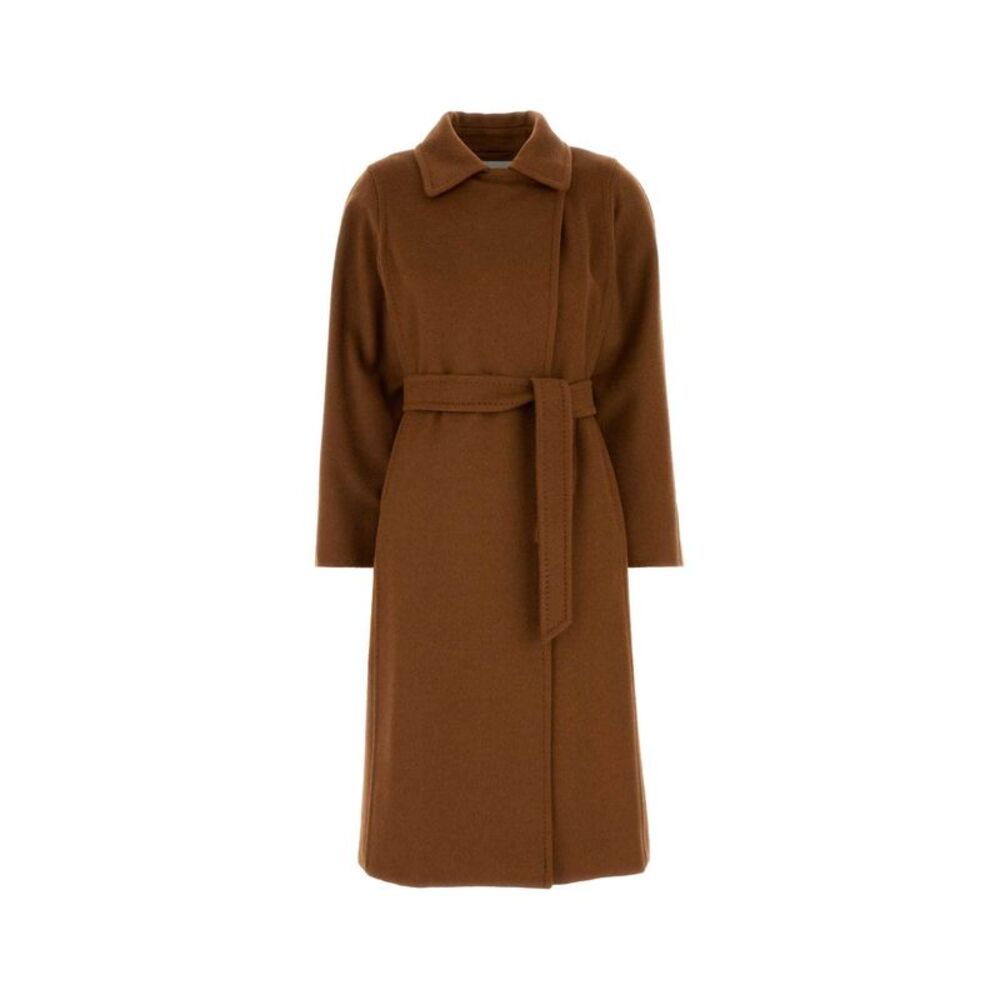 Max Mara Women Caramel Camel Manuela Coat